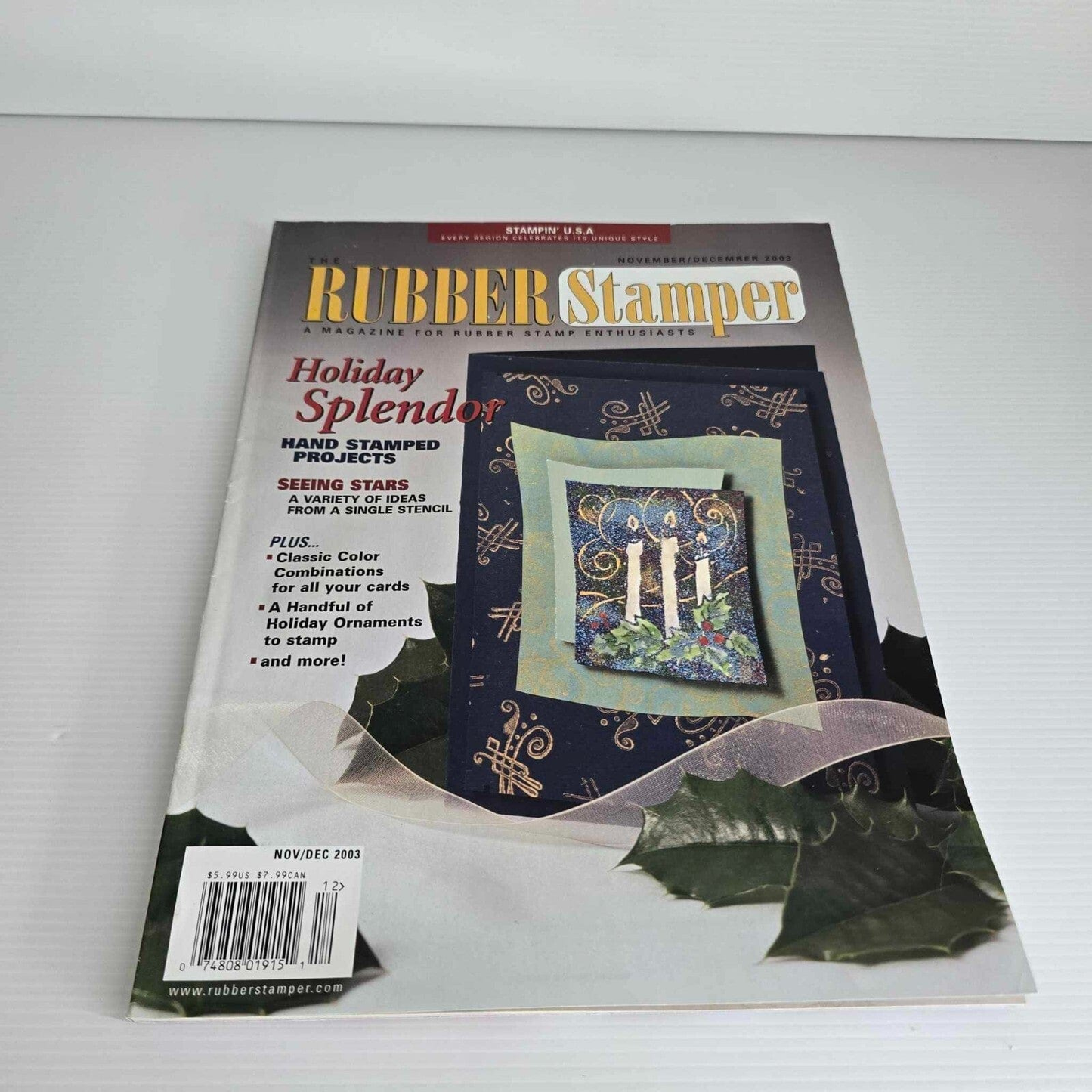 Rubber Stamper 7x Rubber Stamper Enthusiast Magazine Stamping Paper Cards Projects Issue 2003