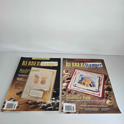 Rubber Stamper 7x Rubber Stamper Enthusiast Magazine Stamping Paper Cards Projects Issue 2003