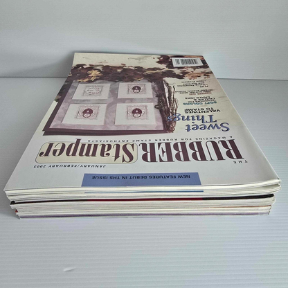 Rubber Stamper 7x Rubber Stamper Enthusiast Magazine Stamping Paper Cards Projects Issue 2003
