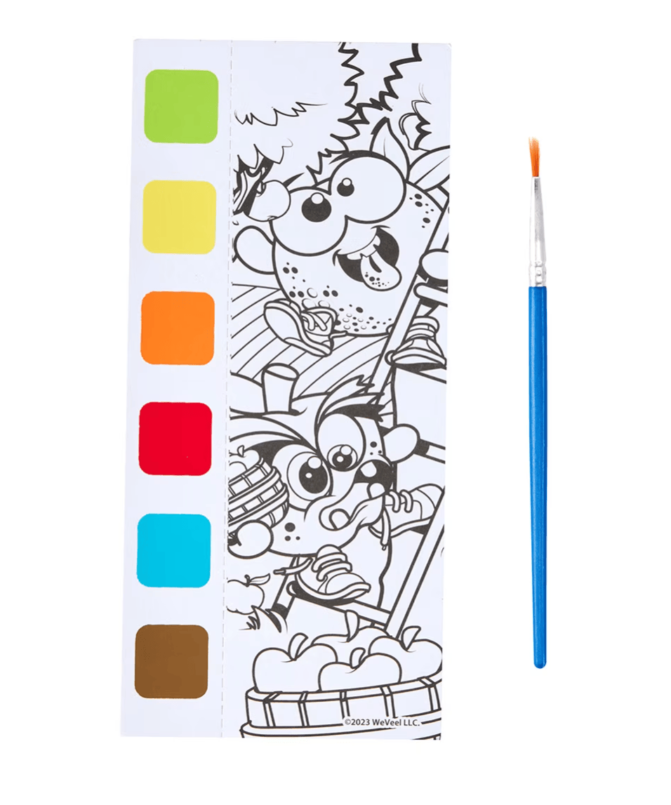 Scentos 10 Sheets Scentos Scented Watercolour Paint Brush Craft School Fruit Farm
