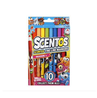 Scentos Home & Garden > Hobbies > Arts & Crafts Scentos Scented Fineline Marker 10 Pack Craft Scent School Season 1
