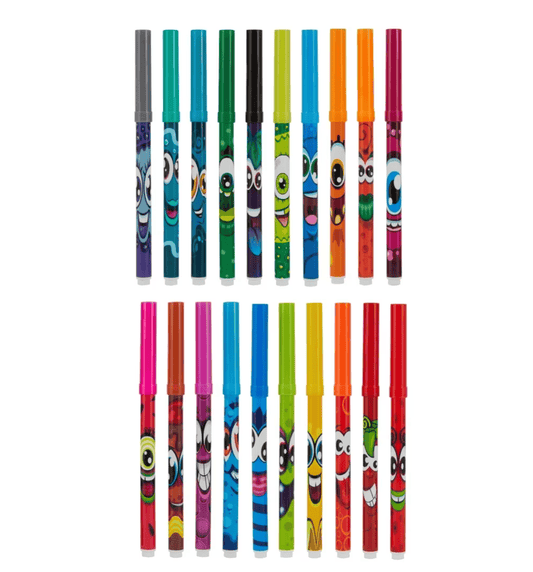 Scentos Scentos Scented Fineline Marker 20 Pack Craft Scent School Season 1