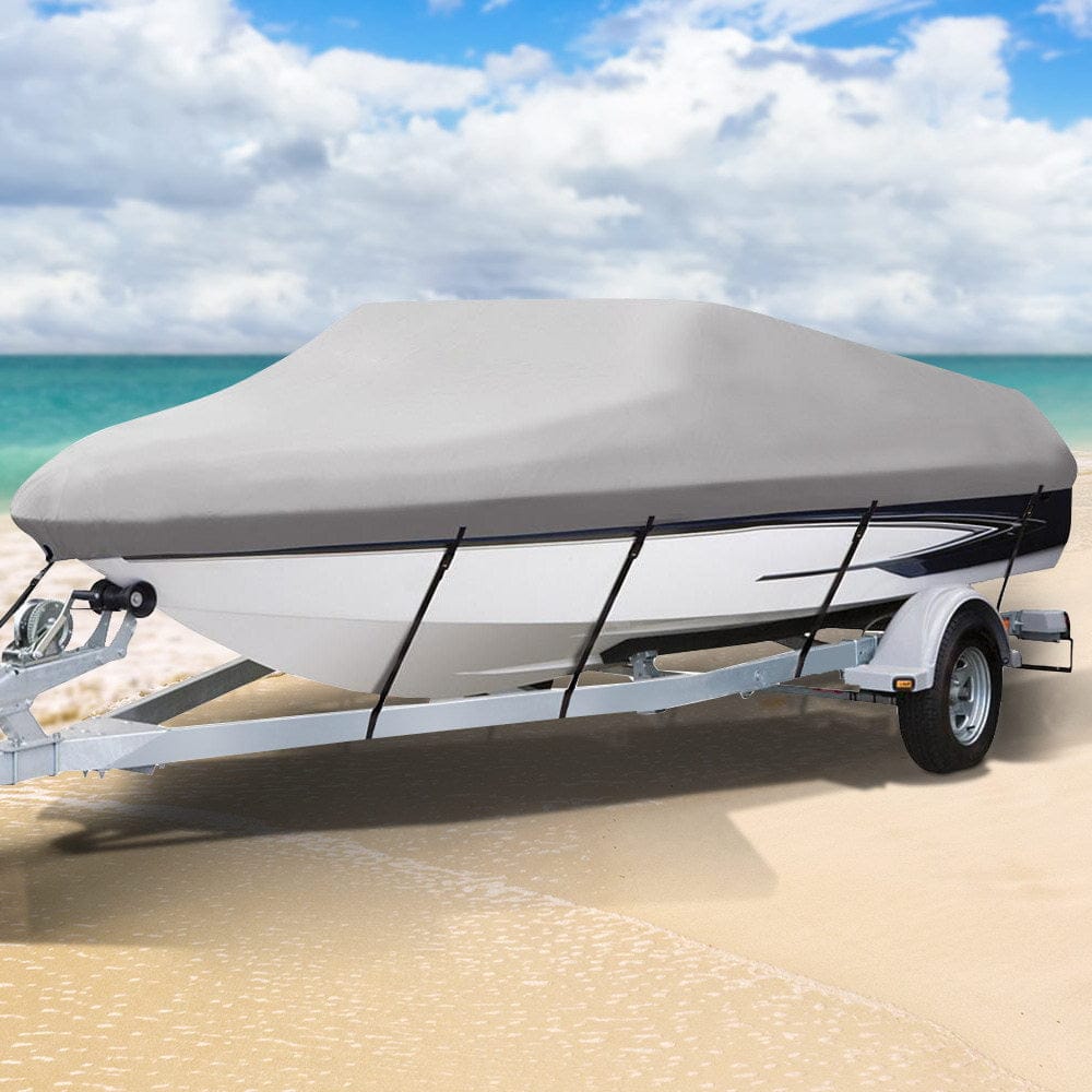 Seamanship Outdoor Recreation > Boating > Boating Accessories Seamanship 16-18.5ft Boat Cover Trailerable Marine Grade 600D