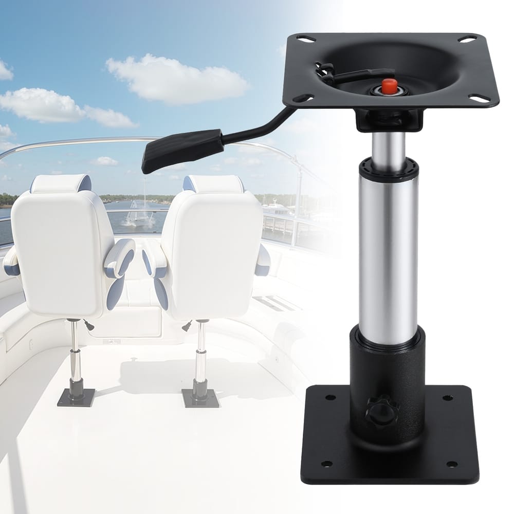 Seamanship Outdoor Recreation > Boating > Boating Accessories Seamanship Boat Seat Pedestal 34 - 46cm Adjustable Gas Lift 360 Degrees Swivel