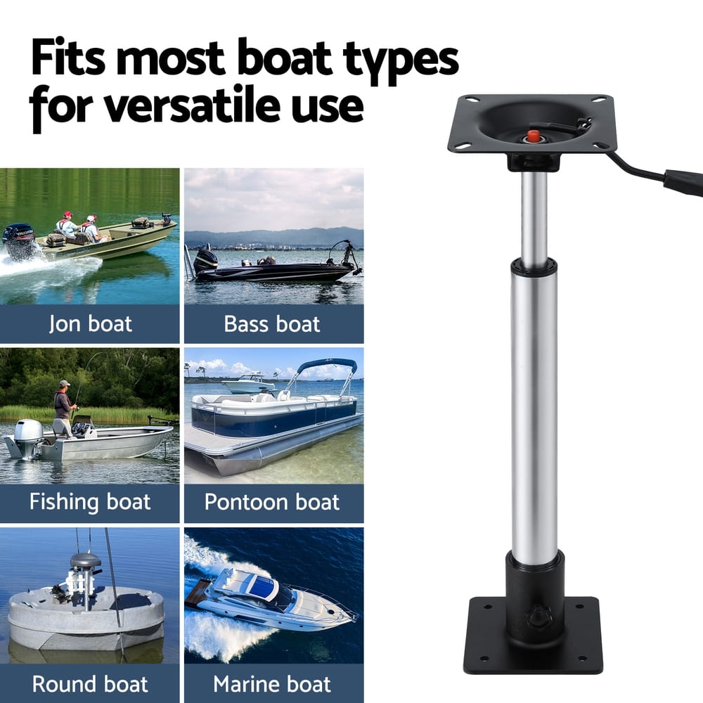 Seamanship Outdoor Recreation > Boating > Boating Accessories Seamanship Boat Seat Pedestal 55 - 75cm Adjustable Gas Lift 360 Degrees Swivel