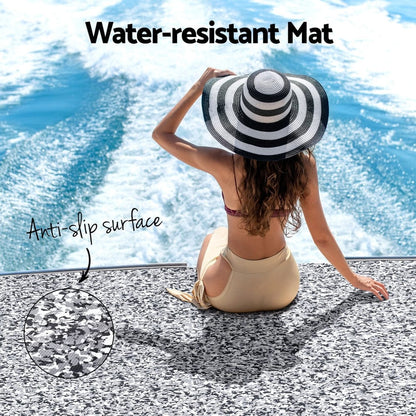Seamanship Outdoor Recreation > Boating > Boating Accessories Seamanship EVA Foam Boat Flooring Marine Mat Decking Sheet 240x90x0.6cm Camo