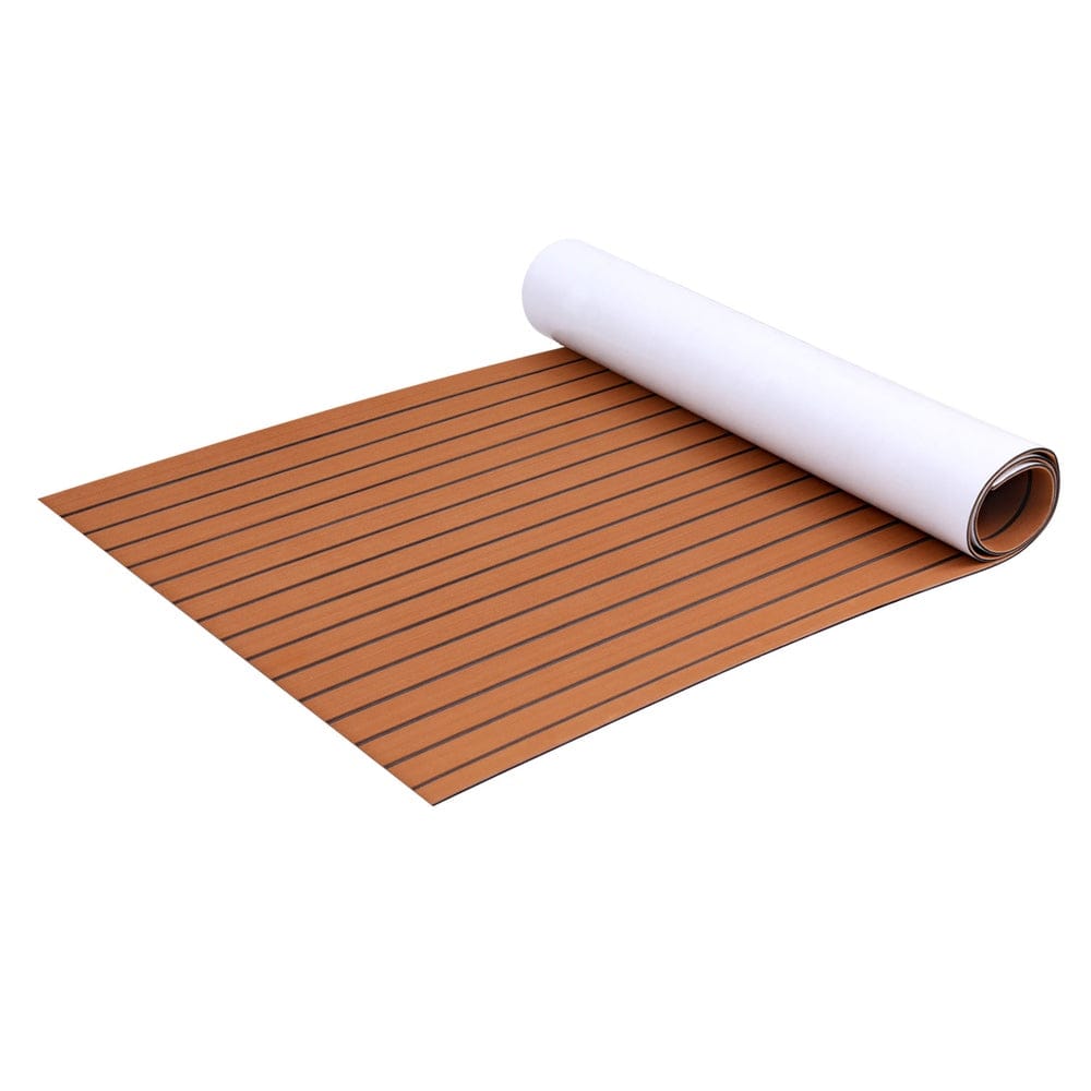 Seamanship Outdoor Recreation > Boating > Boating Accessories Seamanship EVA Foam Boat Flooring Mat Decking Sheet 240x90x0.6cm Dark Brown