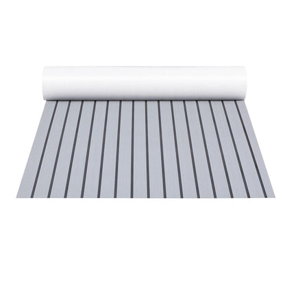 Seamanship Outdoor Recreation > Boating > Boating Accessories Seamanship EVA Foam Boat Flooring Mat Decking Sheet 240x90x0.6cm Light Grey
