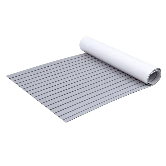 Seamanship Outdoor Recreation > Boating > Boating Accessories Seamanship EVA Foam Boat Flooring Mat Decking Sheet 240x90x0.6cm Light Grey