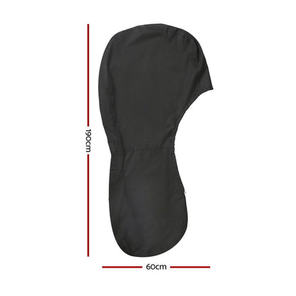 Seamanship Outdoor Recreation > Boating > Boating Accessories Seamanship Full Outboard Boat Motor Engine Cover Dust Rain Protection 100hp -150hp 600D Black