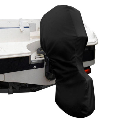 Seamanship Outdoor Recreation > Boating > Boating Accessories Seamanship Full Outboard Boat Motor Engine Cover Dust Rain Protection 100hp -150hp 600D Black