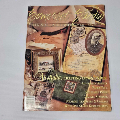 Somerset Studio Somerset Studio Australia Crafting Down Under Paper Letter Arts Stamping 1998