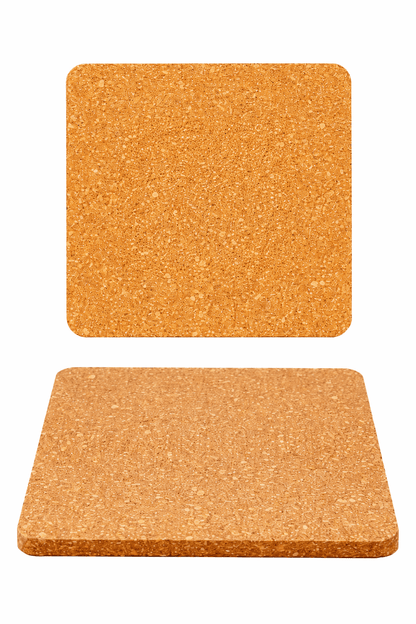 Spice Kicthen Pot Stand Pot Stand Square Cork Hot Mat Pad Heat Resistant Protector Trivet Placemat Cook
