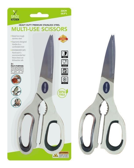 Spice Kitchen Kitchen Scissor Kitchen Multi-Use Stainless Steel Scissors Poultry Shears Fish Chicken Craft