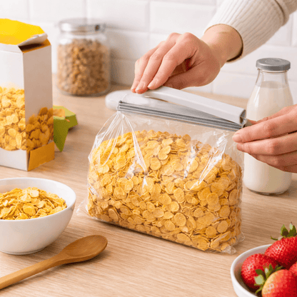 Spice Kitchen Sealing Clips 4 Pcs 20.5x1.5x1cm Reusable Bag Sealer Clips Food Storage Locks Kitchen Fresh