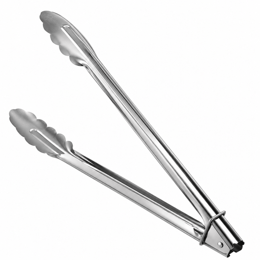 Spice Kitchen Tongs Very Long Stainless Steel Tongs 39.5CM Kitchen Clip Food Cooking Serving BBQ