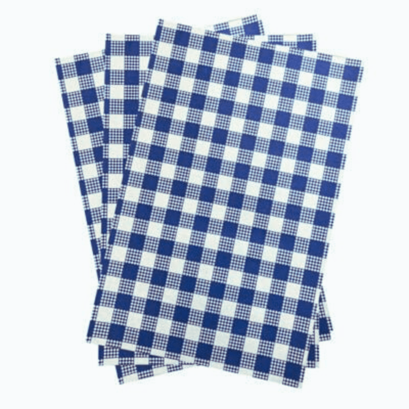 Spice sustainable 25PK 100% Gingham Tartan Series Oil Grease Proof Paper Food Sandwich Wrapping BL