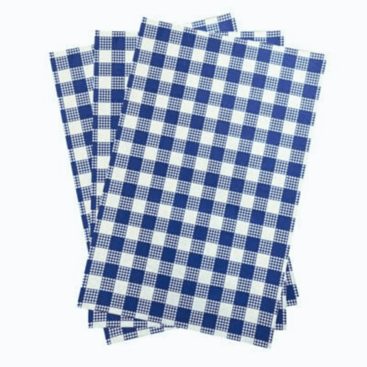 Spice sustainable 25PK 100% Gingham Tartan Series Oil Grease Proof Paper Food Sandwich Wrapping BL