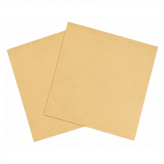 Spice sustainable 50 Pack Brown Oil Grease Proof Paper Food Eco Sandwich Wrapping Pastry 25x25cm