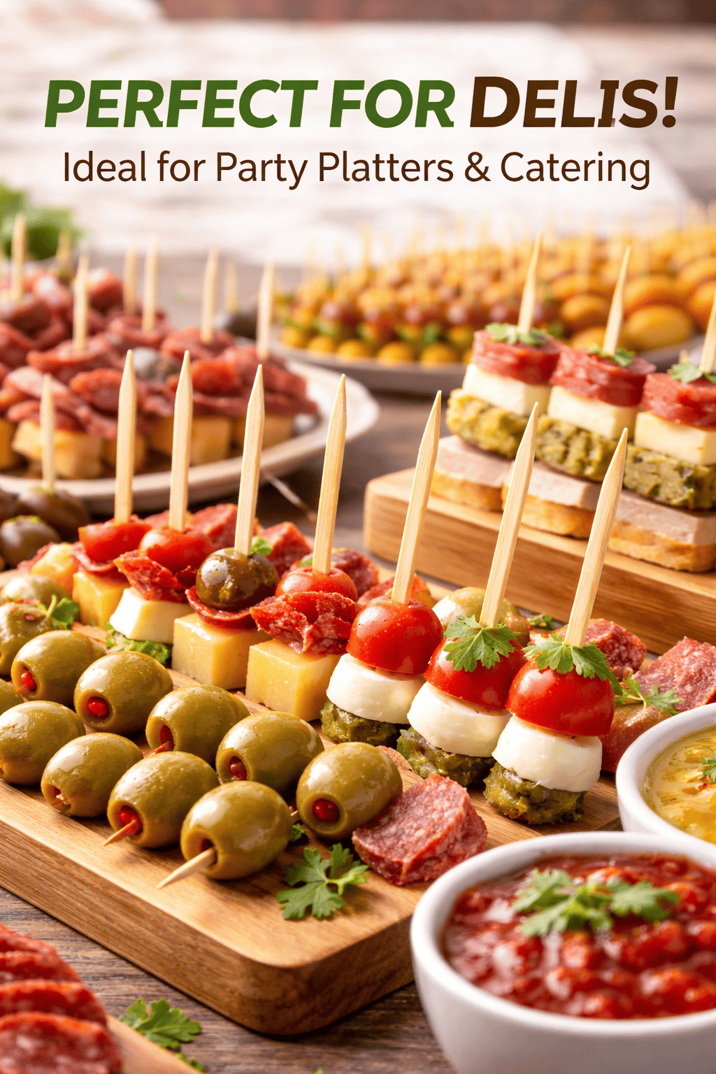 Spice Sustainable Skewers 100pcs ECO Paddle Skewers BBQ Kebab Meat Satay Stick Bamboo Wooden Catering