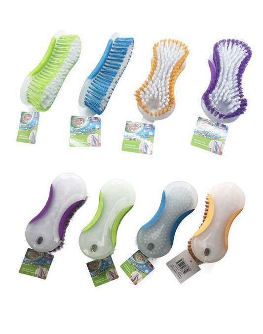 Squeaky clean Cleaning brushes Cleaning Scrubbing Brush Kitchen Shower Bathroom Hand Tool Green Blue Orange