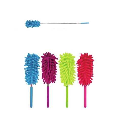 Squeaky Clean Duster Extendable Telescopic Microfiber Stainless Steel Pol Long Cleaning 76cm
