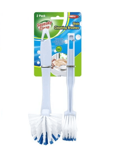 Squeaky Clean Hair Brush Blue 2 X Dish Scrubbing Brush Long Handle Kitchen Pot Scrubber Washing Cleaning Tool