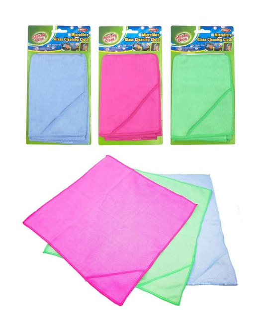 Squeaky clean Premium Microfibre Cleaning Cloth Kitchen Glass Car Window Dish Washing Towel