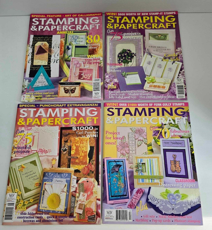 Stamping & Papercraft 22x Stamping and Papercraft Magazine Crafts Paper Cards Scrapbooking Mixed Vol