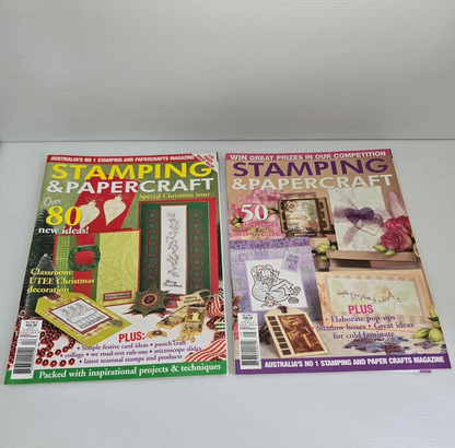 Stamping & Papercraft 22x Stamping and Papercraft Magazine Crafts Paper Cards Scrapbooking Mixed Vol