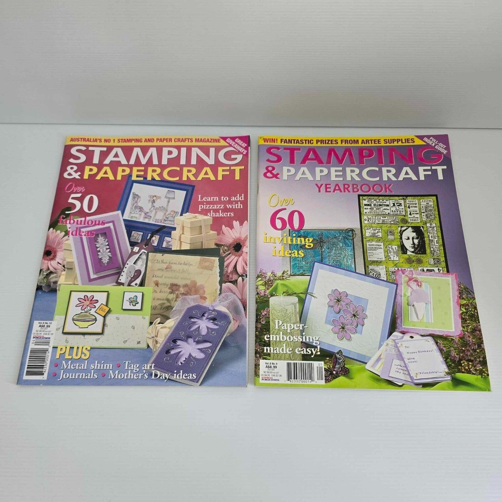 Stamping & Papercraft 22x Stamping and Papercraft Magazine Crafts Paper Cards Scrapbooking Mixed Vol