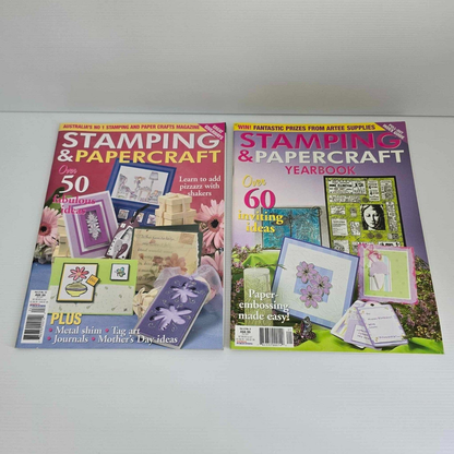 Stamping & Papercraft 22x Stamping and Papercraft Magazine Crafts Paper Cards Scrapbooking Mixed Vol