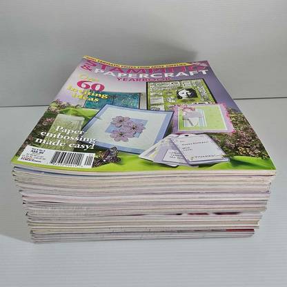 Stamping & Papercraft 22x Stamping and Papercraft Magazine Crafts Paper Cards Scrapbooking Mixed Vol