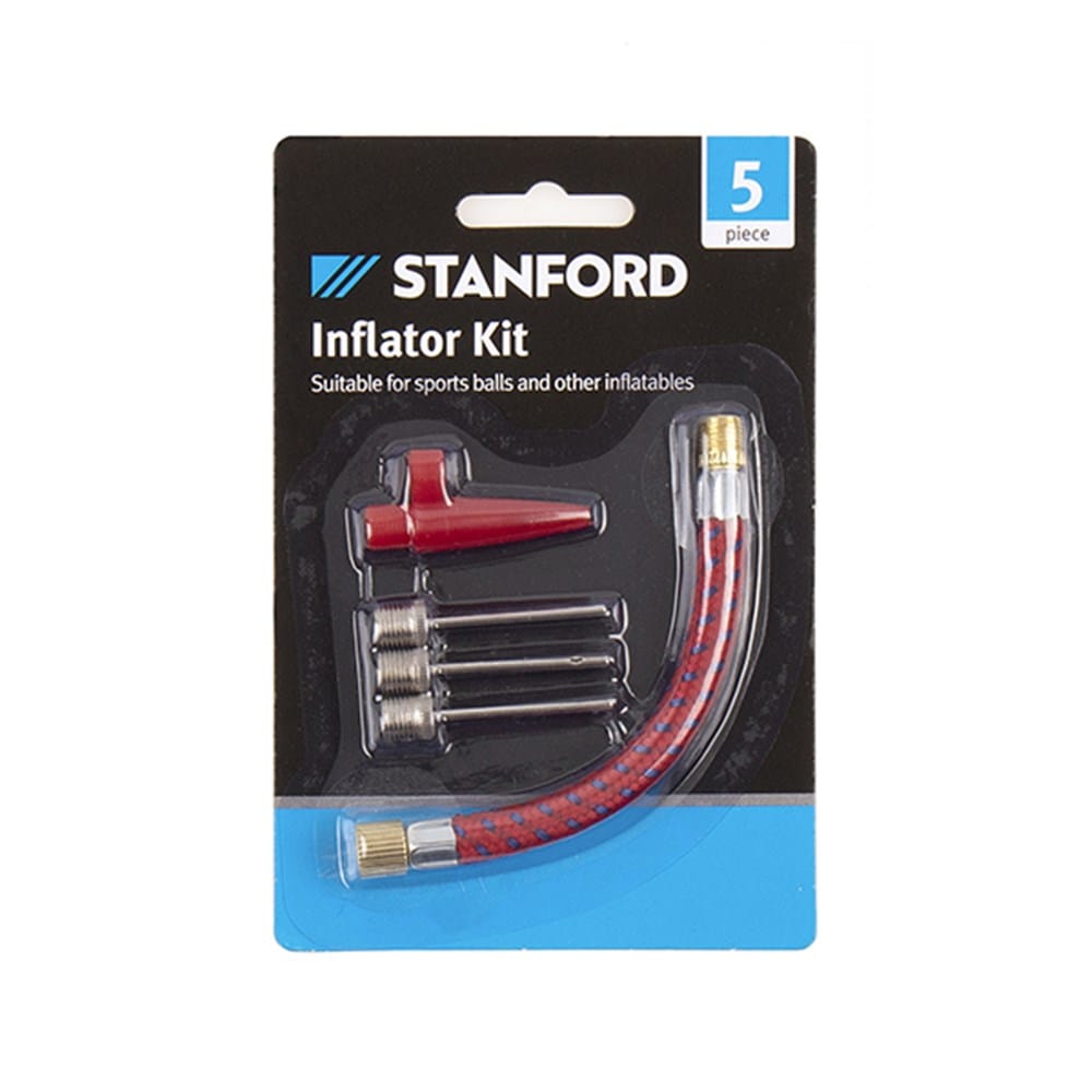 Standford Bike Inflator Kit 5PCS Ball Inflator Kit Pump Needle Hose Set Bicycle Bike Tyre Basketball Air