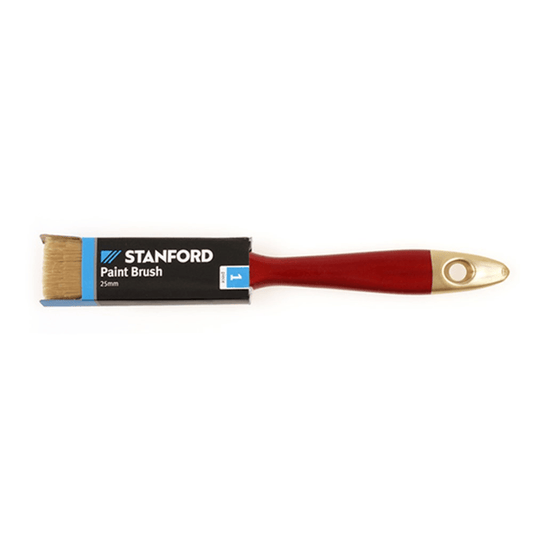 Stanford 1x Painting Brush Soft Nylon Brushes Bristles Flat Paint Art Supplies Home Set
