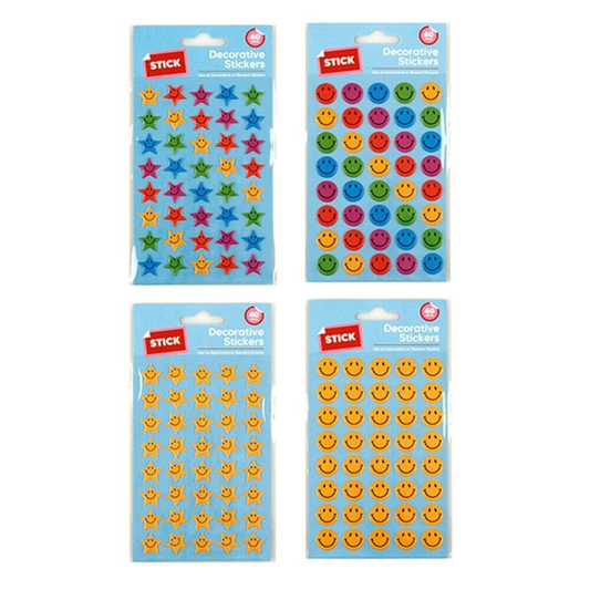 STICK Stickers 40 Emoji 3D Stickers Sheet Emoticon Bullet Journal Bubble Style Smiley Faces