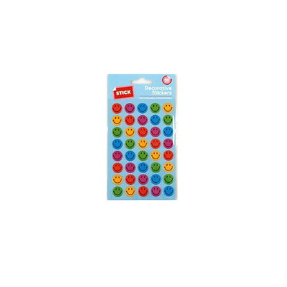 STICK Stickers Colorful Smiley 40 Emoji 3D Stickers Sheet Emoticon Bullet Journal Bubble Style Smiley Faces