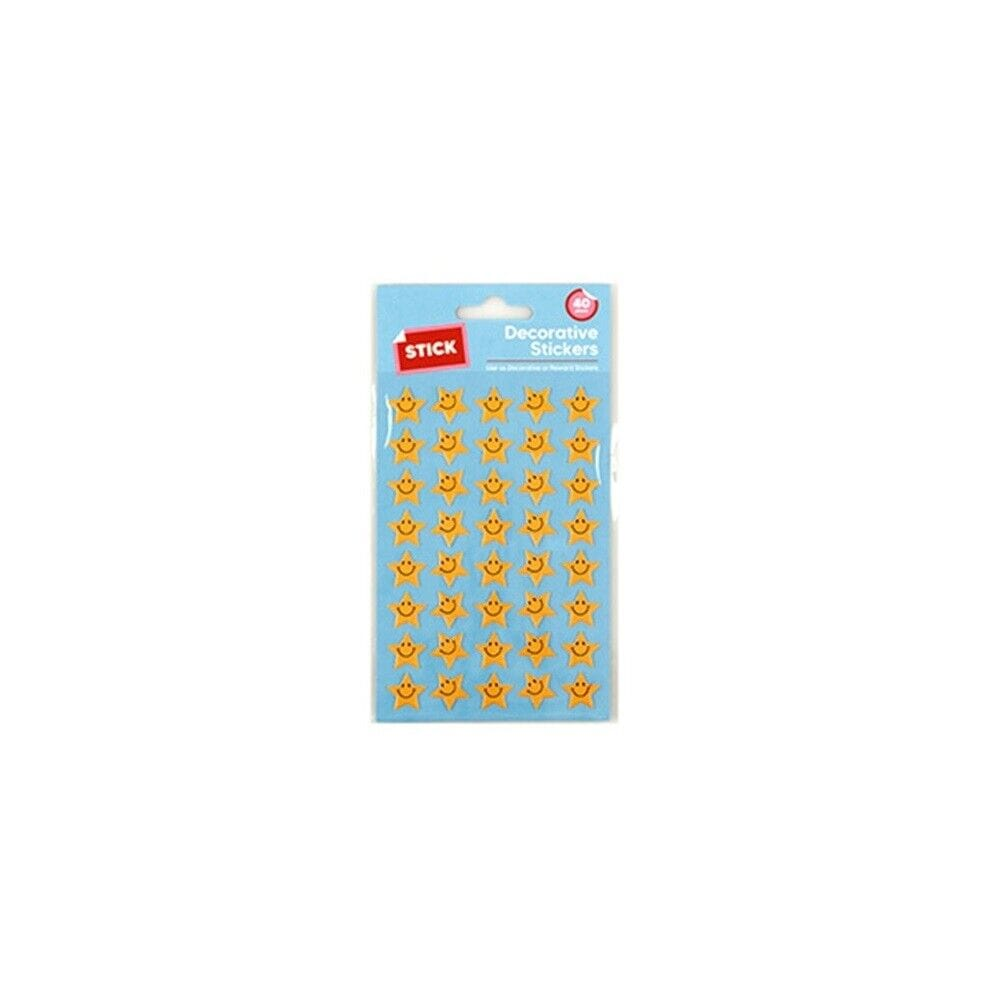 STICK Stickers Yellow Star 40 Emoji 3D Stickers Sheet Emoticon Bullet Journal Bubble Style Smiley Faces
