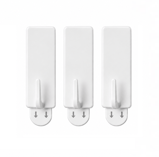 StickFX 3 Removable Hooks Hanger Self Adhesive Clip Wall Window Stick Clips 1Kg
