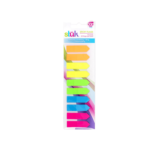 Stuk 200x Sticky Flags Note 5 Colours Indexing Filing Office School Home 45x12mm