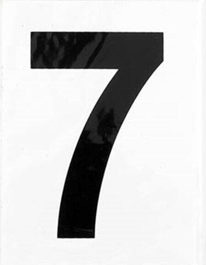 Stuk Decal 7 Number Sticker Self Adhesive House Door Address Letter Box Sign Decal White No