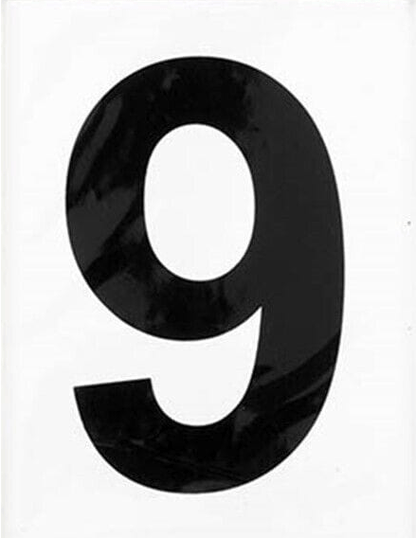 Stuk Decal 9 Number Sticker Self Adhesive House Door Address Letter Box Sign Decal White No