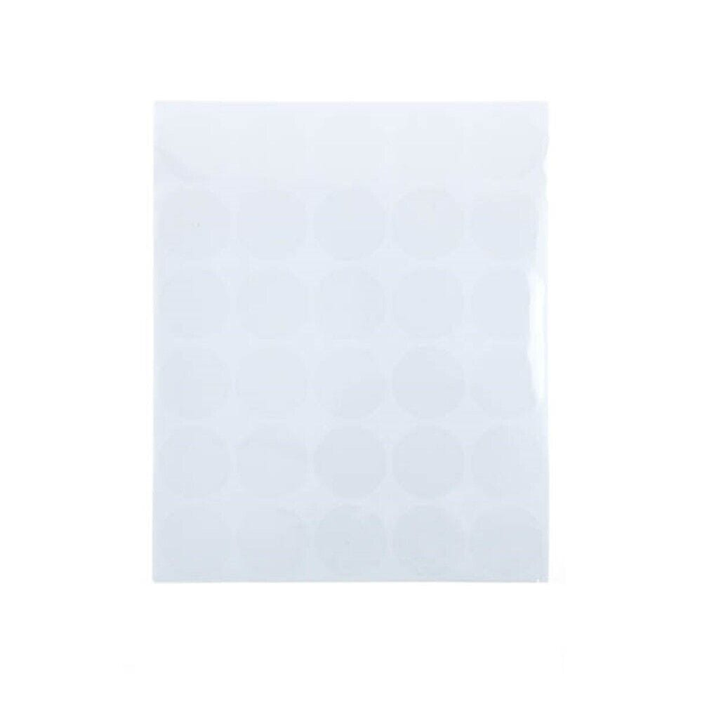 Stuk Sticker labels 270 Clear Round Transparent Sticker Circle Adhesive Sticky Dot Tape Labels 25mm