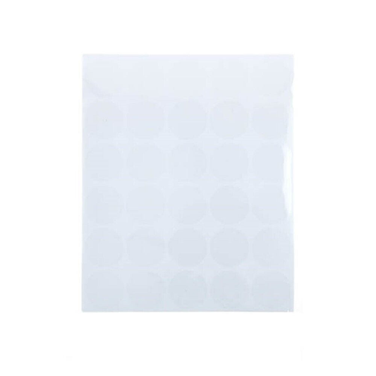 Stuk Sticker labels 270 Clear Round Transparent Sticker Circle Adhesive Sticky Dot Tape Labels 25mm