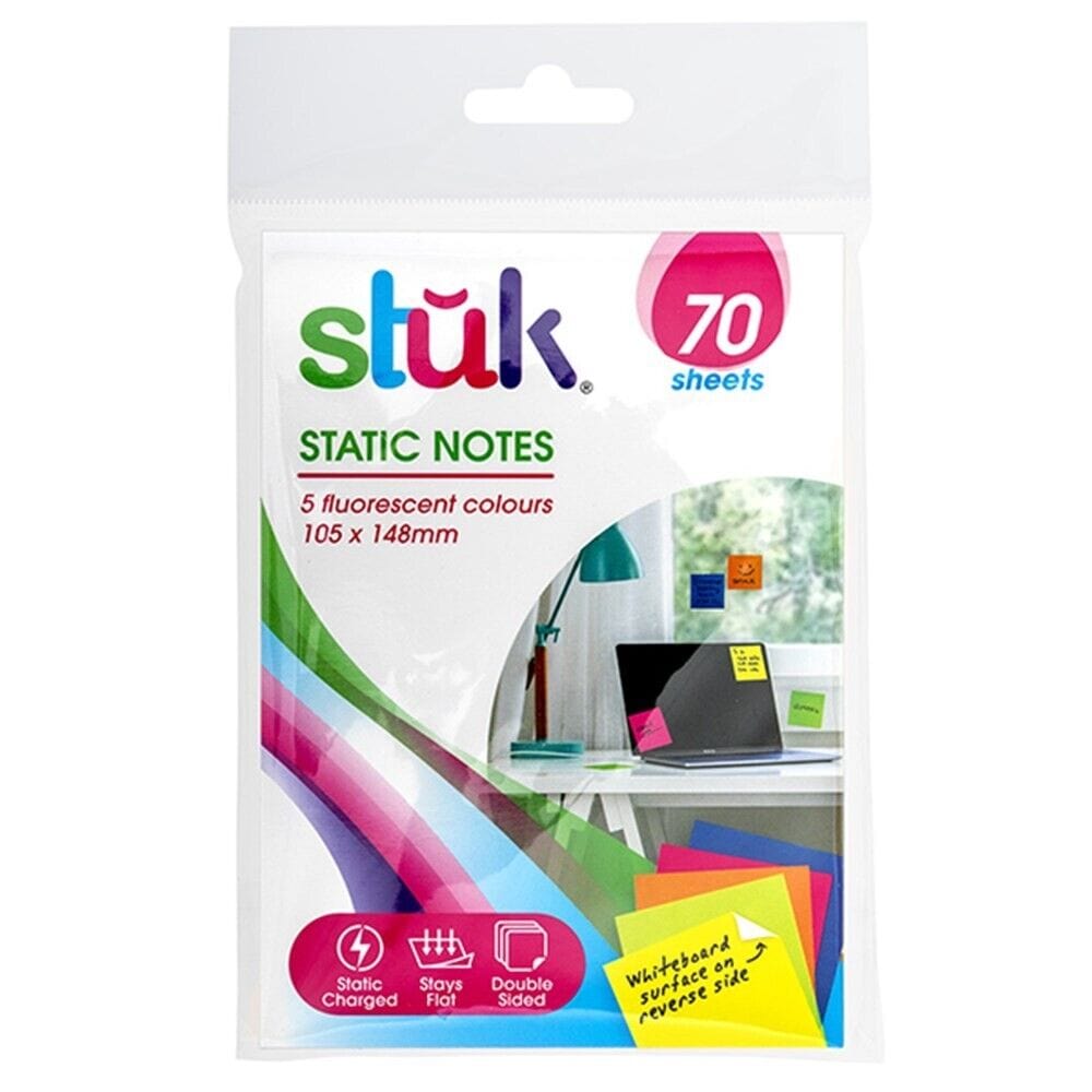 Stuk Sticky notes 70 Sheets Static Charged Notes 105 x 148mm Office Sticks To Everything