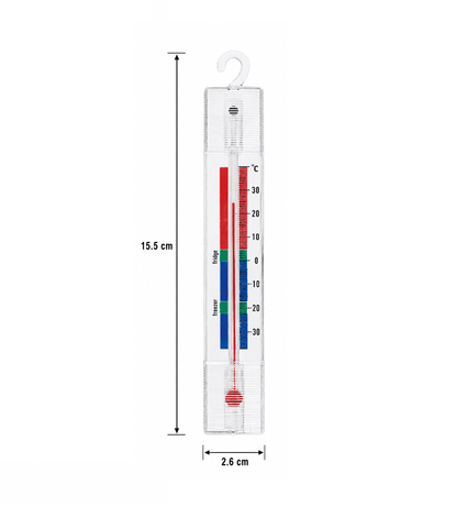 Top Chef Fridge Temperature Indicator Thermometer Freezer Refridgerator Cooler Safe