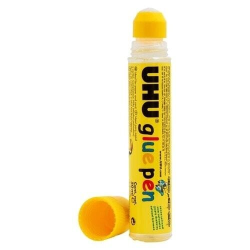 UHU 3 x UHU Glue Pen - Children's Art and Craft Glue - Solvent Free - 3 x 50ml