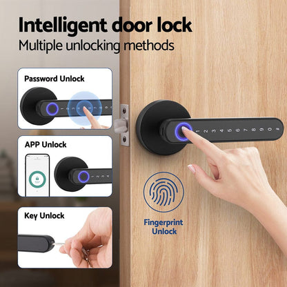 UL-Tech Electronics > Business & Home Security > Electronic Door Locks UL-tech Fingerprint Door Lock Smart Electronic Handle