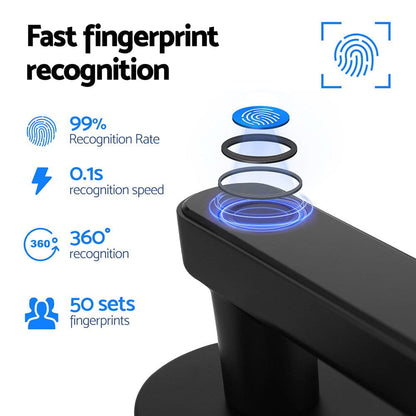 UL-Tech Electronics > Business & Home Security > Electronic Door Locks UL-tech Fingerprint Door Lock Smart Electronic Handle