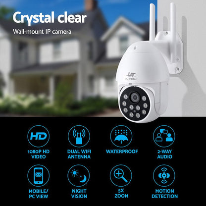 UL-Tech Electronics > Business & Home Security > Security Cameras & Accessories UL-tech 1080P Wireless IP Camera Security WIFI Cam